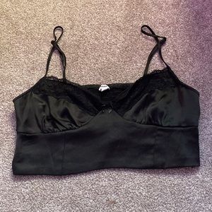 garage black tank top